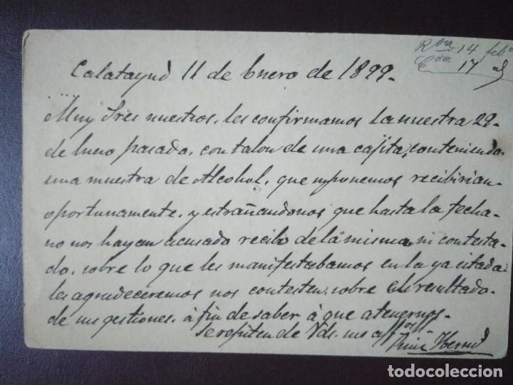 Postales: TARJETA POSTAL. A&Ntilde;O  1899. - Foto 2