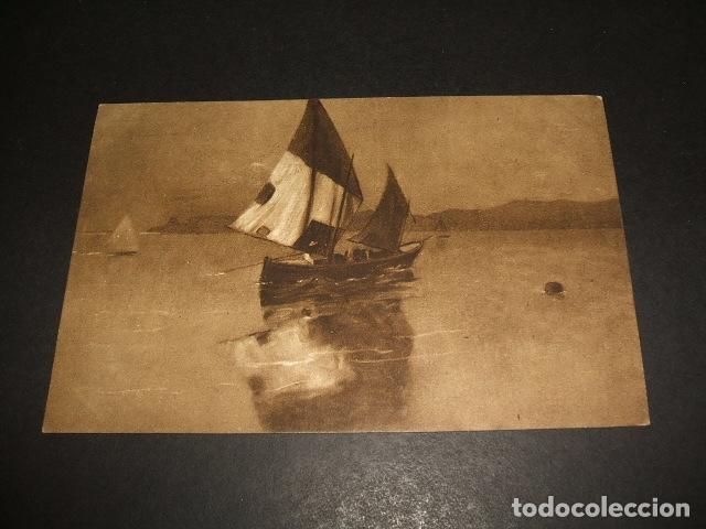 Postales: BARCA DE PESCADORES POSTAL 1915 - Foto 1