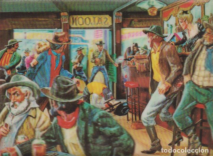 Postales: POSTAL EFECTO 3D. LE SALOON. M.D.PARIS - Foto 1