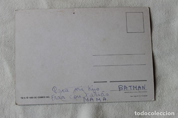 Postales: POSTAL DE BATMAN, DC COMIC 1989 - Foto 2