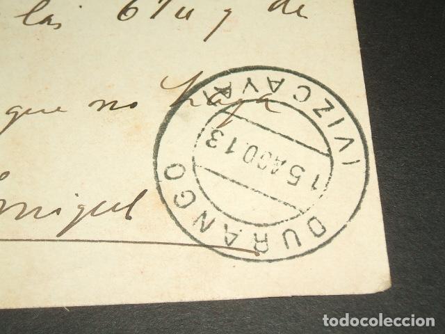 Postales: TARJETA POSTAL ESPA&Ntilde;A 1913 CIRCULADSA DE DEVA A DURANGO - Foto 2