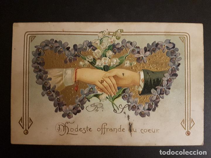 Postales: POSTAL EN RELIEVE AMISTAD - Foto 1