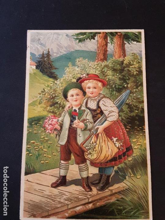Postales: POSTAL EN RELIEVE NI&Ntilde;OS - Foto 1