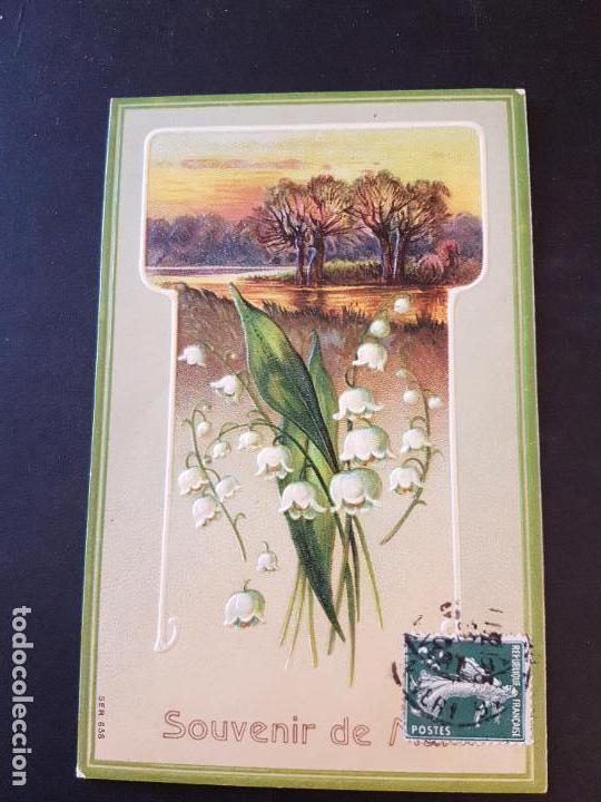 Postales: POSTAL RELIEVE FLORES - Foto 1