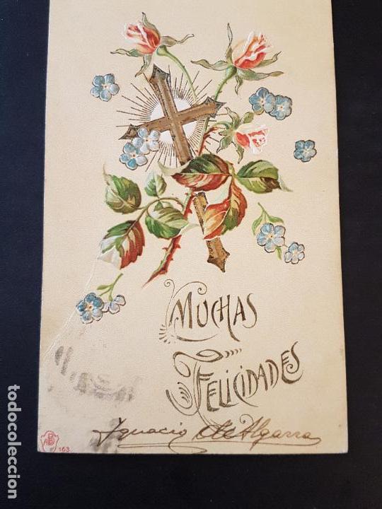 Postales: POSTAL RELIEVE FLORES - Foto 1