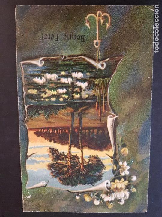 Postales: POSTAL RELIEVE FLORES - Foto 1