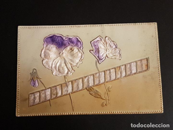 Postales: POSTAL EN RELIEVE FLORES - Foto 1