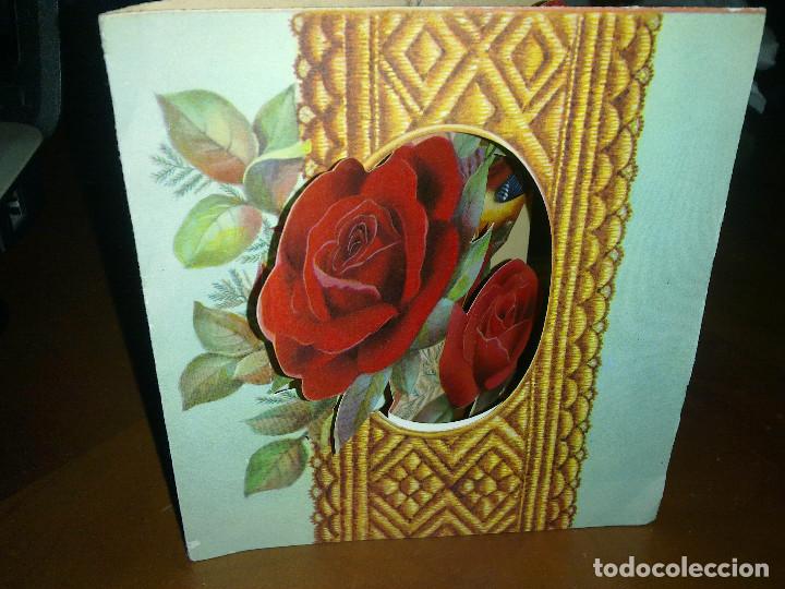 Postales: POSTAL TROQUELADA 3D - FLORES - Foto 1