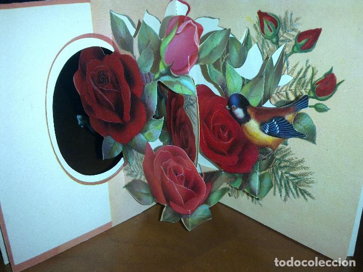 Postales: POSTAL TROQUELADA 3D - FLORES - Foto 2