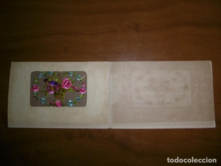 Postales: LOTE DE 4 POSTALES BORDADAS - Foto 6