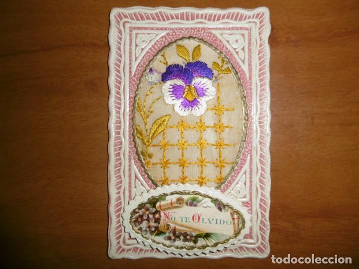 Postales: LOTE DE 4 POSTALES BORDADAS - Foto 7