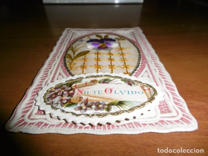 Postales: LOTE DE 4 POSTALES BORDADAS - Foto 8