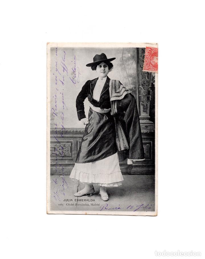 Postales: JULIA ESMERALDA. HAUSER Y MENET. - Foto 1