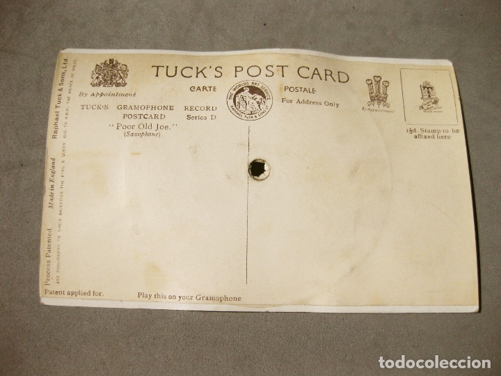 Postales: ANTIGUA POSTAL CON DISCO. WINDERMERE. PHONO POSTCARD - Foto 2