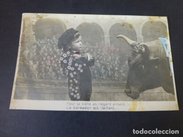 Postales: NI&Ntilde;O TORERO POSTAL - Foto 1