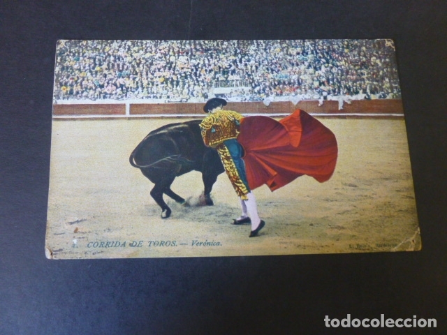 Postales: CORRIDA DE TOROS VERONICA POSTAL TAURINA - Foto 1