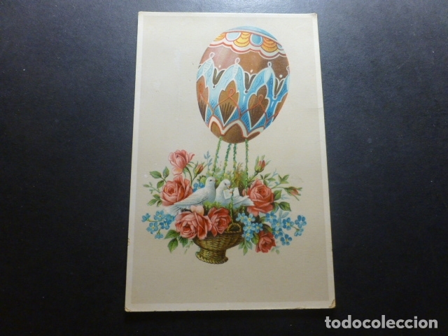 Postales: PALOMAS EN GLOBO POSTAL - Foto 1