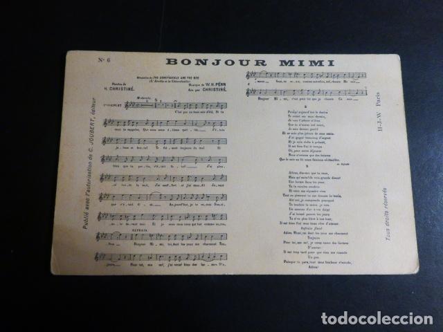 Postales: PARTITURA CANCION POSTAL - Foto 1