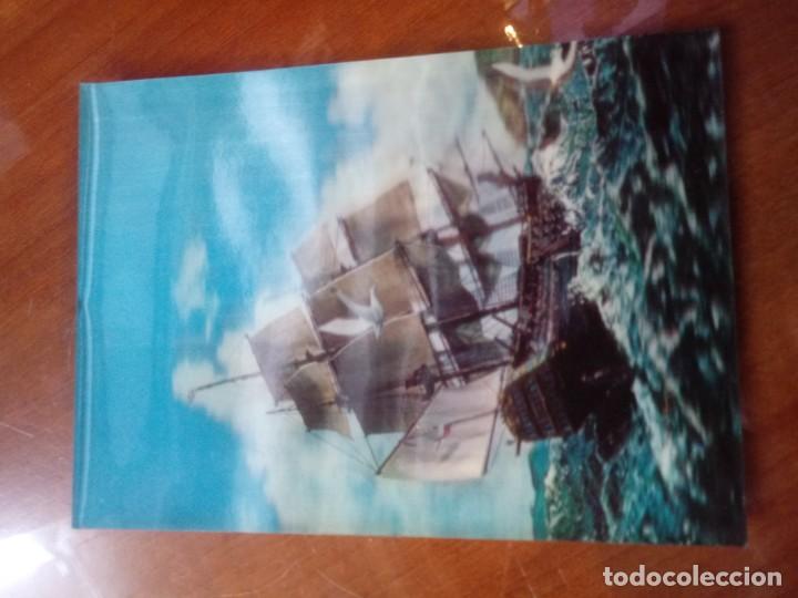 Postales: Postal tridimensional barco - Foto 1