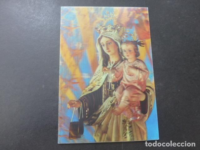 Postales: NUESTRA SE&Ntilde;ORA DEL CARMEN POSTAL 3D 3 DIMENSIONES - Foto 1