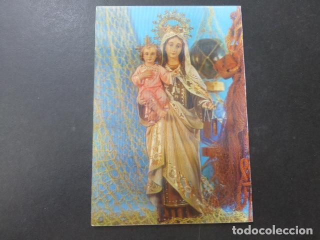 Postales: NUESTRA SE&Ntilde;ORA DEL CARMEN POSTAL 3D 3 DIMENSIONES - Foto 1