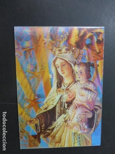 Postales: NUESTRA SE&Ntilde;ORA DEL CARMEN POSTAL 3D 3 DIMENSIONES - Foto 1