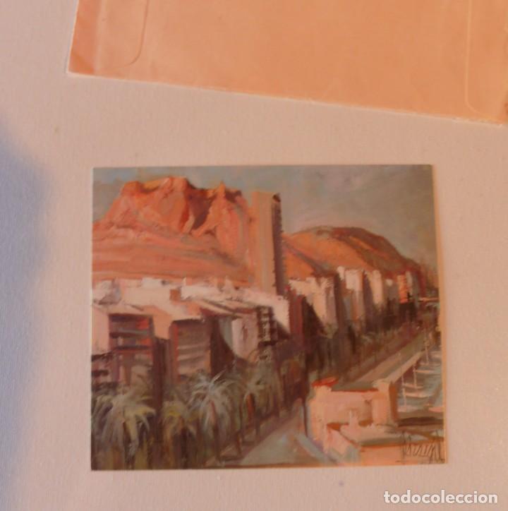 Cartoline: POSTAL MANUSCRITO DE PEREZGIL_O_ PEREZ GIL, ENVIADA AL PINTOR JOS&Eacute; G&Aacute;LVEZ EN 1991 DESDE ALICANTE