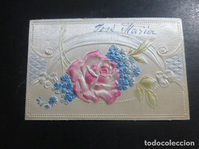 Postales: FLORES EN RELIEVE POSTAL - Foto 1