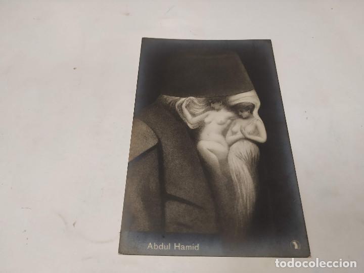 Postales: POSTAL ARCIMBOLDESCA - ABDUL HAMID - Foto 1