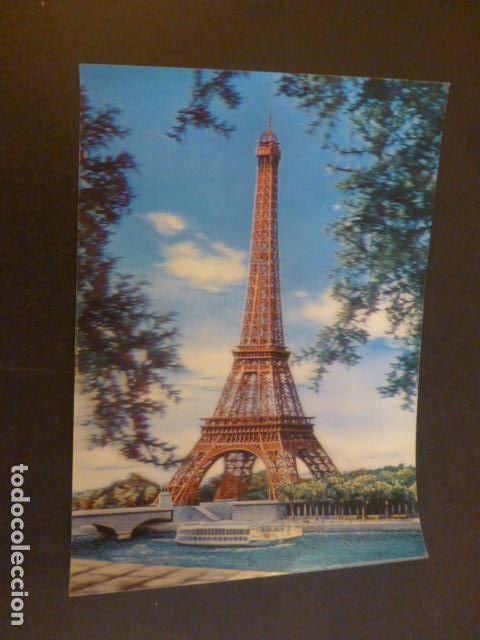 Postales: PARIS TORRE EIFFEL POSTAL EN TRES DIMENSIONES 3D - Foto 1