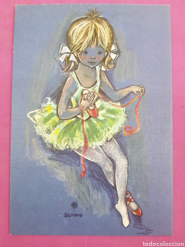 Cartes Postales: Tarjeta postal ,Salmons ,Ediciones Sabadell, Miracle F.4637 , a&ntilde;o 1968