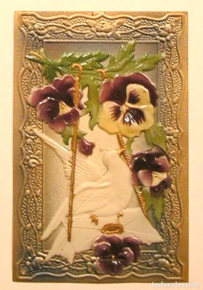 Postales: Postal en relieve celuloide, no circulada - Foto 1