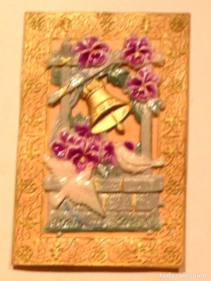 Postales: Postal en Relieve Celuloide, no circulada - Foto 1
