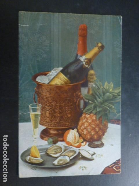 Postales: OSTRAS Y CHAMPAN POSTAL - Foto 1