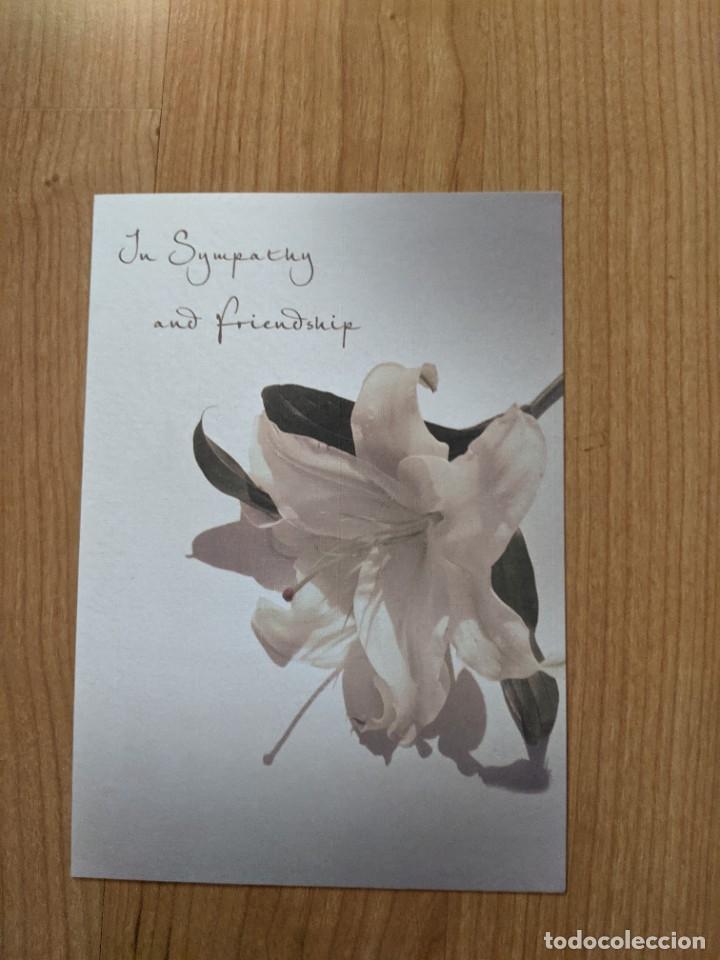 Postales: POSTAL FLORES DOBLE (MANUSCRITA) - Foto 1