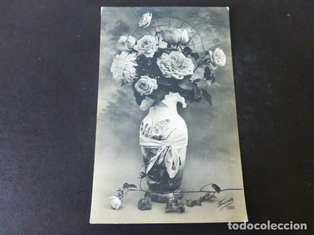 Postales: JARRON CON FLORES POSTAL - Foto 1