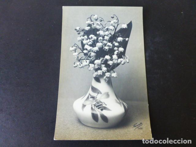 Postales: JARRON CON FLORES POSTAL - Foto 1