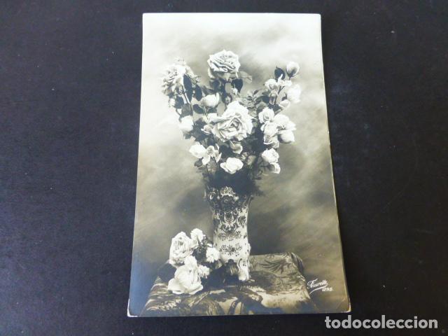 Postales: JARRON CON FLORES POSTAL - Foto 1