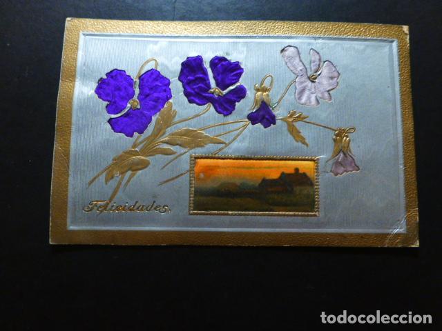 Postales: FLORES EN RELIEVE POSTAL - Foto 1