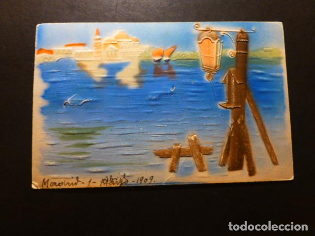 Postales: PAISAJE MARITIMO EN RELIEVE POSTAL - Foto 1
