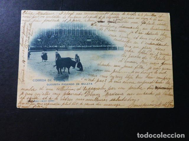 Postales: CORRIDA DE TOROS GUERRITA PASANDO DE MULETA POSTAL - Foto 1