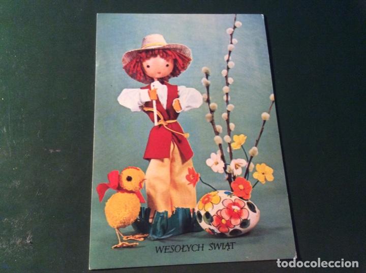 Cartoline: POSTAL DE PASCUA POLACA. A&Ntilde;OS 90. CIRCULADA