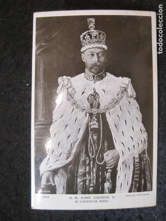 Postkarten: H.M. KING GEORGE V IN CORONATION ROBES-POSTAL ANTIGUA-(86.605)