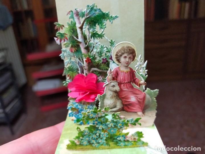 Postales: Recuerdo Primera Comuni&oacute;n. Diorama - Foto 2