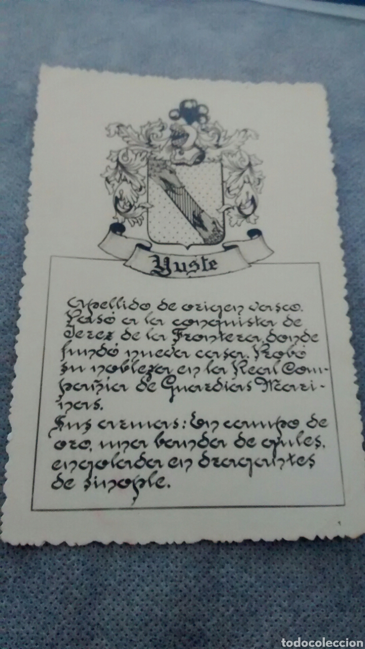 Postkarten: YUSTE (APELLIDO) SIN INDICACION DE EDICION