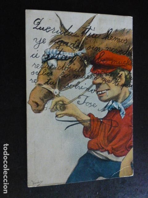 Postales: POSTAL COMICA TAURINA - Foto 1