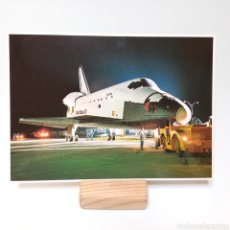 Postales: IMPACT - NASA. LA NAVE COLUMBIA ES TIRADA POR EL VEHÍCULO DE ENSAMBLAJE. AÑO 1981 (POSTAL DE 1982). Lote 341003573