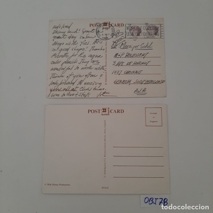 Postales: Postales Disney antiguas - Foto 2