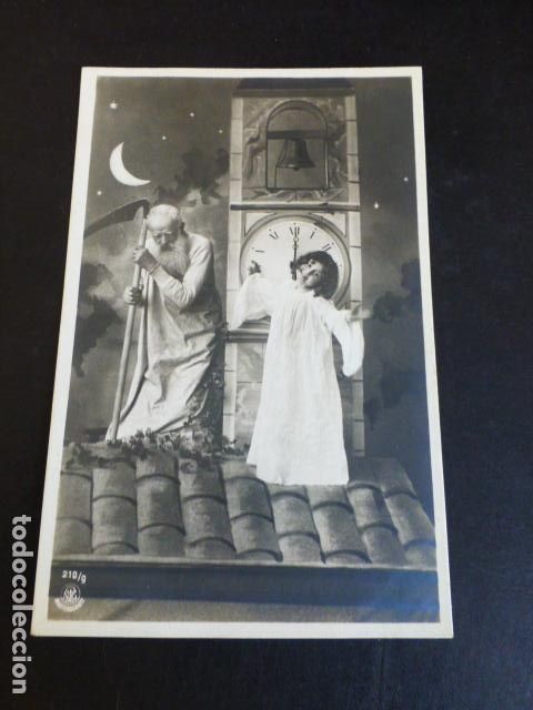 Postales: ALEGORIA DEL A&Ntilde;O NUEVO POSTAL - Foto 1