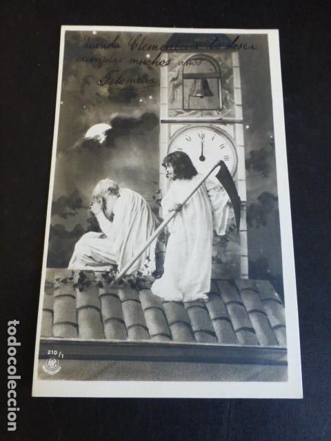 Postales: ALEGORIA DEL A&Ntilde;O NUEVO POSTAL - Foto 1